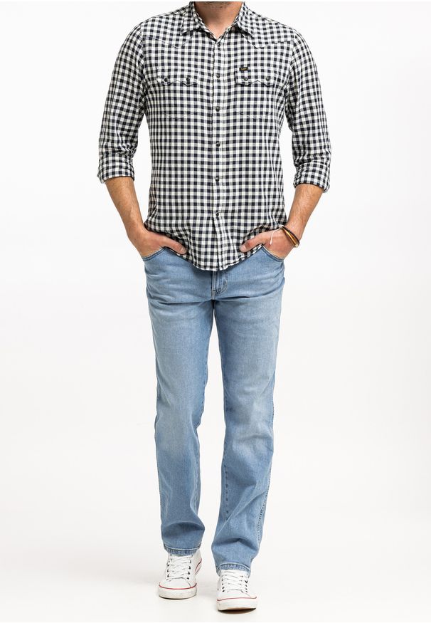 Wrangler - WRANGLER TEXAS MĘSKIE SPODNIE JEANSOWE JEANSY THE GRINGO W12184Z95 112330690