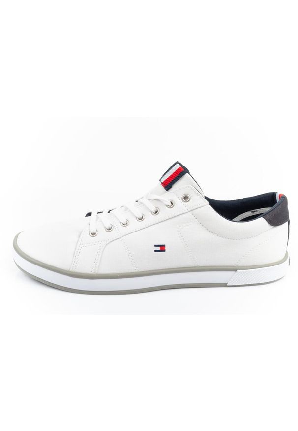 TOMMY HILFIGER - Buty sportowe trampki do chodzenia męskie Tommy Hilfiger. Kolor: biały. Sport: turystyka piesza