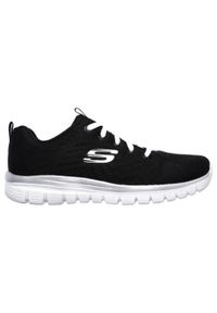 skechers - Buty damskie SKECHERS Graceful Get Connected. Kolor: biały, wielokolorowy, czarny