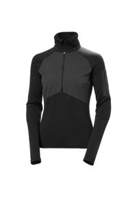 Bluza damska 1/2 zip Helly Hansen Lifa Merino. Kolor: czarny #1