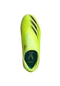 Adidas - Buty piłkarskie adidas X Ghosted.3 Ll Fg Jr FW6978 żółte wielokolorowe. Okazja: na co dzień. Kolor: wielokolorowy. Materiał: dzianina, włókno. Szerokość cholewki: normalna. Sport: piłka nożna #2
