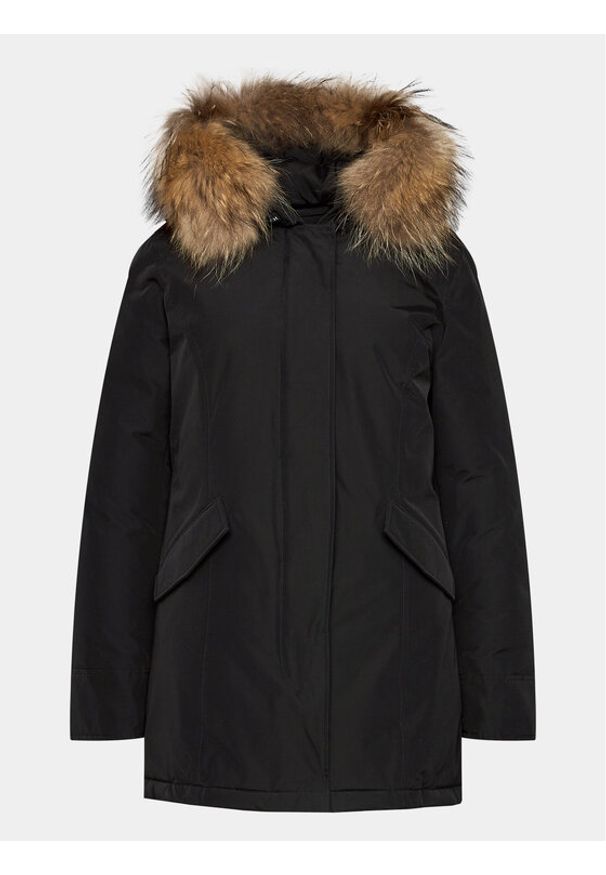 Woolrich Kurtka puchowa Arctic Raccoon CFWWOU0538FRUT0001 Czarny Regular Fit. Kolor: czarny. Materiał: syntetyk