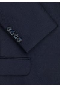 Pako Lorente - PAKO LORENTE - Wełniana marynarka w kolorze granatowym. Kolor: niebieski. Materiał: wełna #9