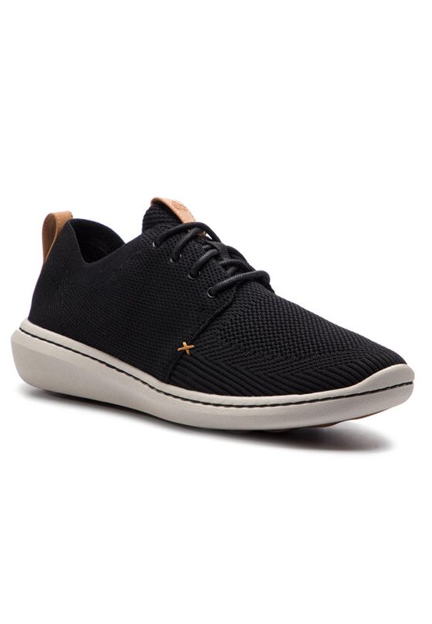 Clarks Sneakersy Step Urban Mix 261381787 Czarny. Kolor: czarny. Materiał: materiał
