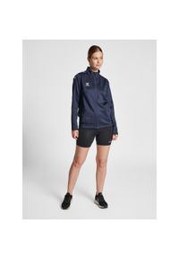 Bluza sportowa damska Hummel half zip Core XK. Kolor: niebieski. Materiał: dresówka #1