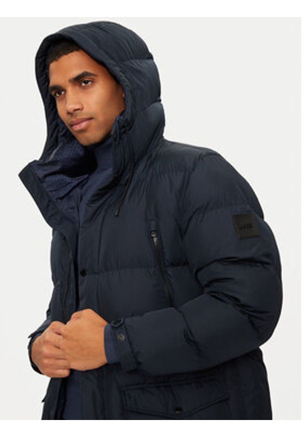 BOSS Kurtka zimowa H-Condolo2 50525109 Granatowy Regular Fit. Kolor: niebieski. Materiał: syntetyk. Sezon: zima