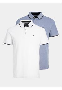 Jack & Jones Komplet koszulek polo Paulos 12191216 Kolorowy Slim Fit. Typ kołnierza: polo. Materiał: bawełna. Wzór: kolorowy #1