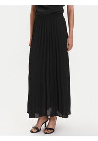 only - ONLY Spódnica plisowana Ronja 15328314 Czarny Regular Fit. Kolor: czarny. Materiał: syntetyk