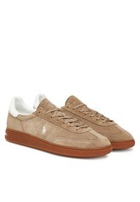 Polo Ralph Lauren Sneakersy Bedford 809967889002 Beżowy. Kolor: beżowy. Materiał: zamsz, skóra