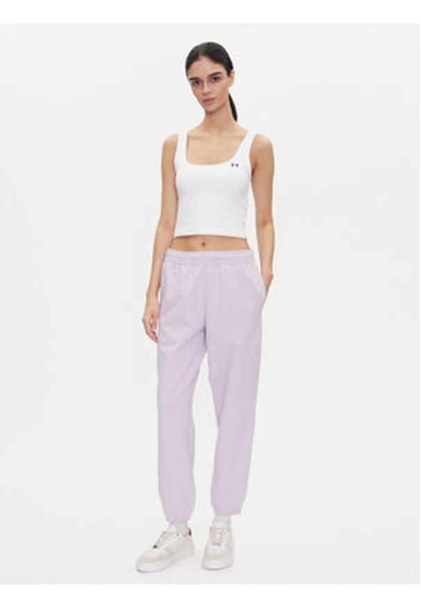 Calvin Klein Jeans Spodnie dresowe Monologo LV047B235G Fioletowy Regular Fit. Kolor: fioletowy. Materiał: bawełna