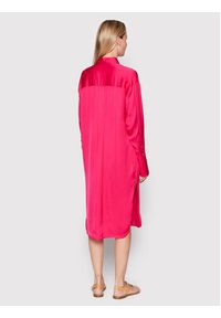 Herskind Sukienka koszulowa Barba 4422370 Różowy Oversize. Kolor: różowy. Materiał: wiskoza. Typ sukienki: koszulowe, oversize #4