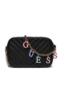 Guess Torebka Camera Bag J4GZ23 WFZL0 Czarny. Kolor: czarny. Materiał: skórzane #4