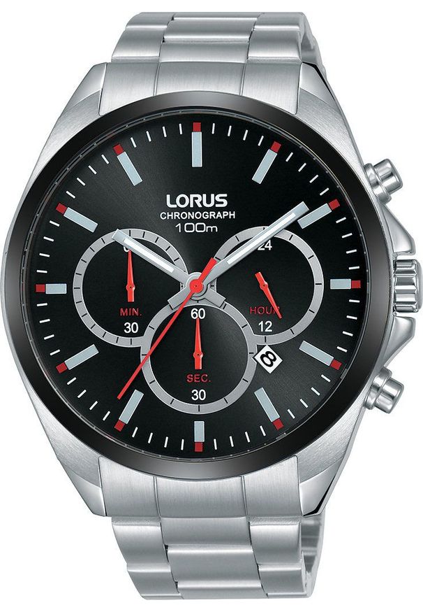 Zegarek Lorus Zegarek Męski Lorus RT361GX9 Chronograf Sportowe uniwersalny. Styl: sportowy