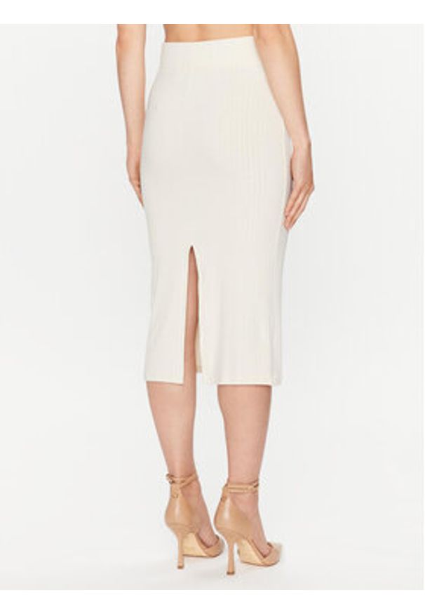 Vero Moda Spódnica ołówkowa 10297682 Beżowy Slim Fit. Kolor: beżowy. Materiał: wiskoza