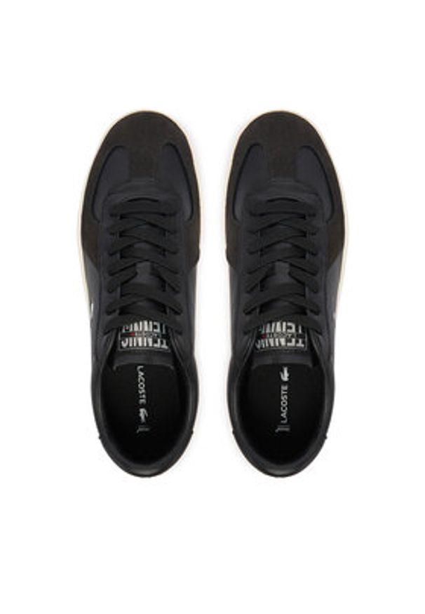 Lacoste Sneakersy Baseshot Pro 49SMA0063 Czarny. Kolor: czarny. Materiał: skóra