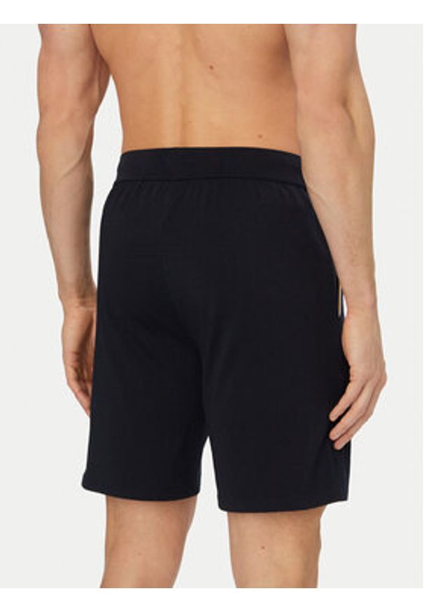 BOSS Szorty sportowe Unique 50545942 Granatowy Regular Fit. Kolor: niebieski. Materiał: bawełna. Styl: sportowy