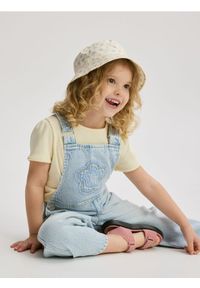 Reserved - Jeansowe ogrodniczki skater - niebieski. Kolor: niebieski. Materiał: jeans #1