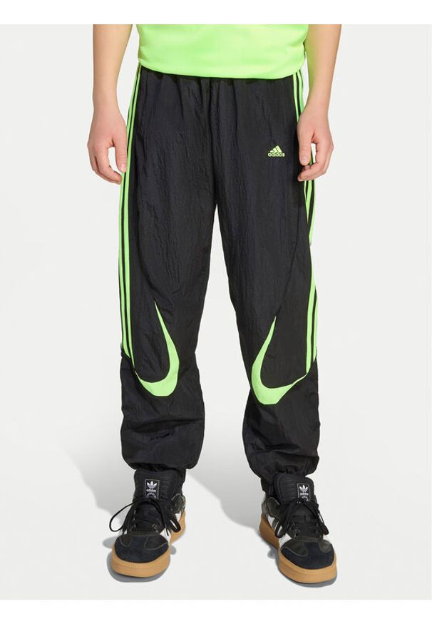 Adidas - adidas Spodnie dresowe Teamgeist JY6321 Czarny Loose Fit. Kolor: czarny. Materiał: syntetyk