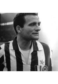 COPA FOOTBALL - Koszulka piłkarska retro dla dorosłych Juventus 1960-61. Kolor: czarny. Sport: piłka nożna