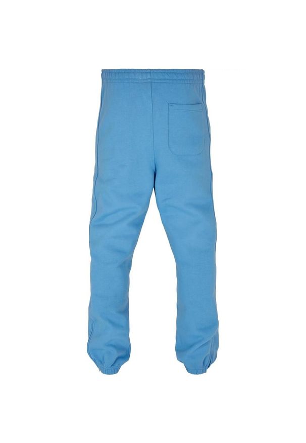 Urban Classics - Męskie Spodnie Dresowe. Kolor: niebieski. Materiał: dresówka. Długość: długie