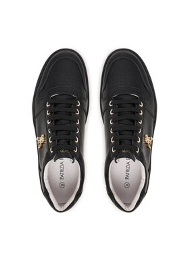 Patrizia Pepe Sneakersy PPJ909.27 Czarny. Kolor: czarny. Materiał: skóra