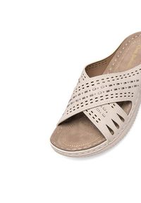 Clara Barson Klapki WYL05010-08 Beżowy. Kolor: beżowy. Materiał: syntetyk #8