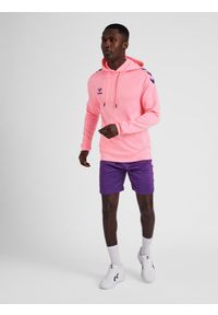 Bluza do piłki ręcznej dla dorosłych Hummel hml CORE XK poly z kapturem. Typ kołnierza: kaptur. Kolor: różowy. Sport: piłka ręczna