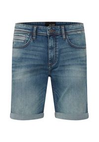 Blend Szorty jeansowe 20715200 Niebieski Regular Fit. Kolor: niebieski. Materiał: bawełna #8