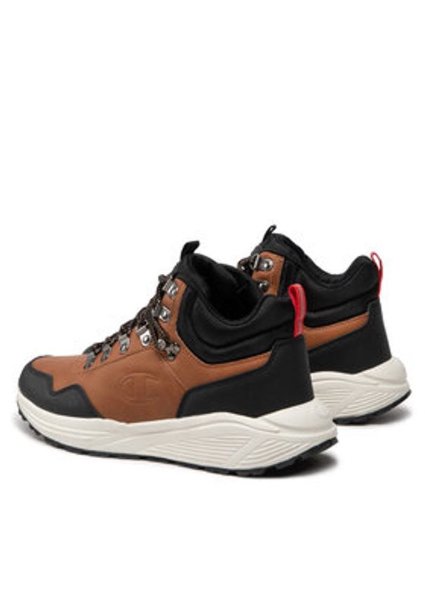 Champion Sneakersy Climb Rx Mid S21924-CHA-MS053 Brązowy. Kolor: brązowy. Materiał: skóra