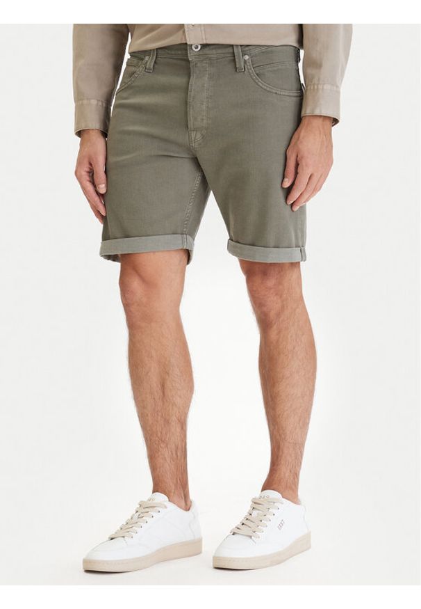 Jack & Jones Szorty materiałowe Rick 12294338 Zielony Regular Fit. Kolor: zielony. Materiał: bawełna