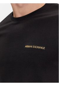 Armani Exchange Longsleeve 3DZTDE ZJ9JZ 1200 Czarny Regular Fit. Kolor: czarny. Materiał: bawełna. Długość rękawa: długi rękaw