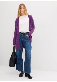 bonprix - Długi kardigan. Kolor: szary. Długość: długie #3