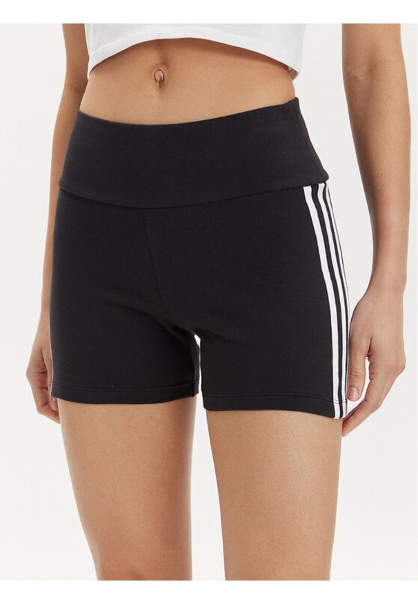 Adidas - adidas Szorty sportowe 3-Stripes IP2980 Czarny Slim Fit. Kolor: czarny. Materiał: bawełna
