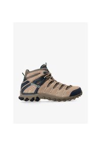 Aku - Buty turystyczne męskie AKU Alterra Lite Mid GTX. Wysokość cholewki: za kostkę. Zapięcie: sznurówki. Kolor: beżowy. Materiał: zamsz, materiał, skóra, gore-tex. Szerokość cholewki: normalna. Technologia: Gore-Tex