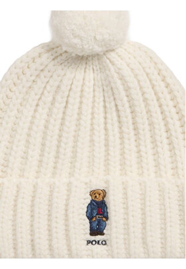 Polo Ralph Lauren Czapka 455931876001 Beżowy. Kolor: beżowy. Materiał: wełna