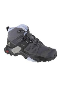 salomon - Buty trekkingowe damskie Salomon X Ultra 4 Mid Gtx W. Wysokość cholewki: za kostkę. Zapięcie: sznurówki. Kolor: szary. Materiał: materiał. Szerokość cholewki: normalna. Styl: sportowy