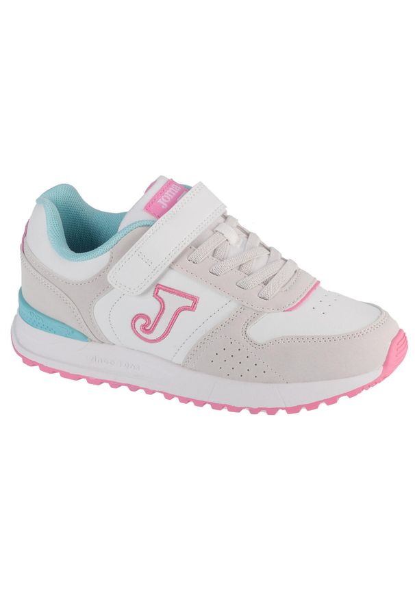 Joma - Buty sportowe Sneakersy dziewczęce, Tornado Jr 24 JTORNAW. Kolor: biały. Sport: turystyka piesza