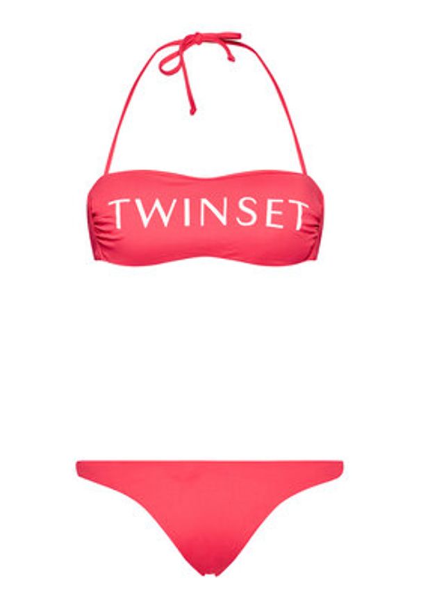 TwinSet - TWINSET Bikini 211LMMP11 Różowy. Kolor: różowy. Materiał: syntetyk