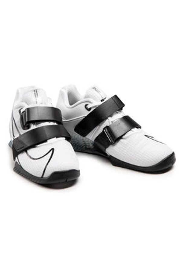 Nike Buty na siłownię Romaleos 4 CD3463 101 Biały. Kolor: biały. Materiał: materiał. Sport: fitness