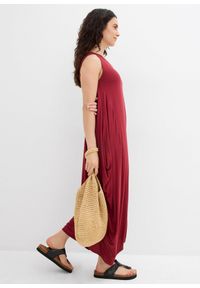 bonprix - Sukienka z dżerseju, bardzo szeroka. Kolor: czarny. Materiał: jersey. Długość: maxi #3