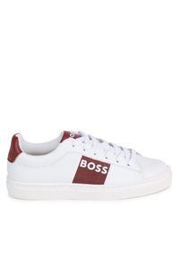 BOSS - Sneakersy Boss. Kolor: biały #1