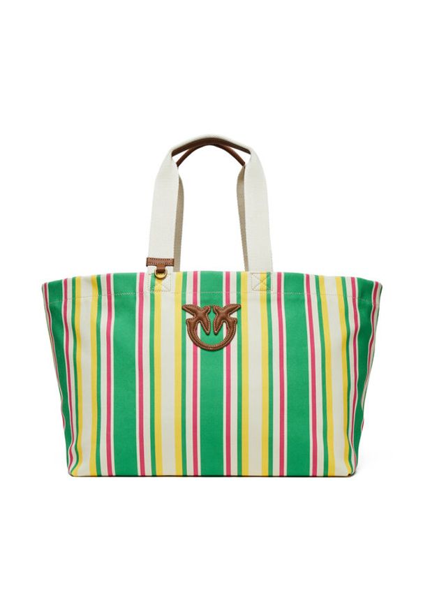 Pinko - PINKO Torebka Shopping Bag Extra PE 25 PLTT 104754 A2G5 Zielony. Kolor: zielony