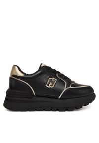 Liu Jo Sneakersy Amazing 25 BF5049 PX026 Czarny. Kolor: czarny. Materiał: skóra