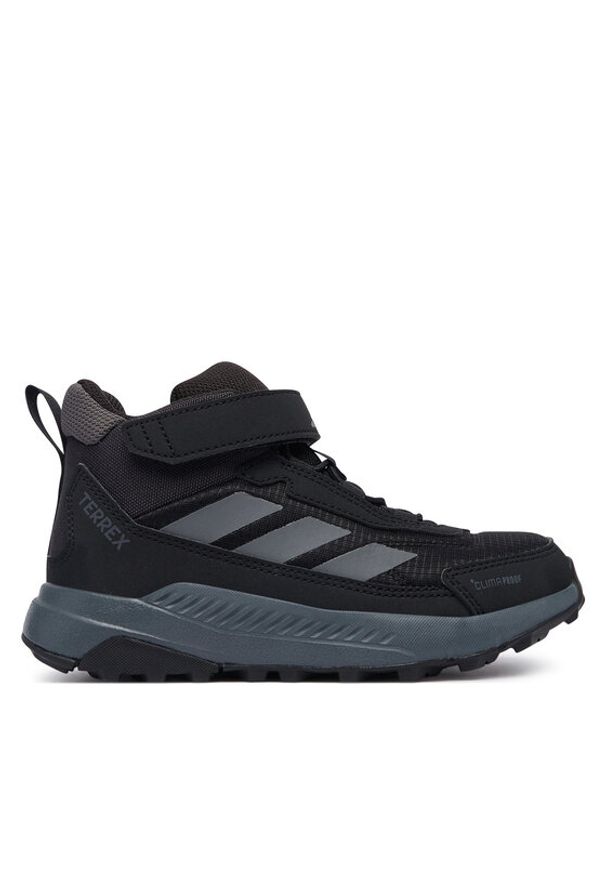 Adidas - adidas Trekkingi Terrex Anylander Mid Climaproof Children Hiking Shoes KJ2668 Czarny. Kolor: czarny. Materiał: materiał. Technologia: ClimaProof (Adidas). Model: Adidas Terrex. Sport: turystyka piesza