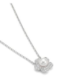 Swarovski Naszyjnik Flower 5755817 Srebrny. Materiał: metalowe. Kolor: srebrny #4