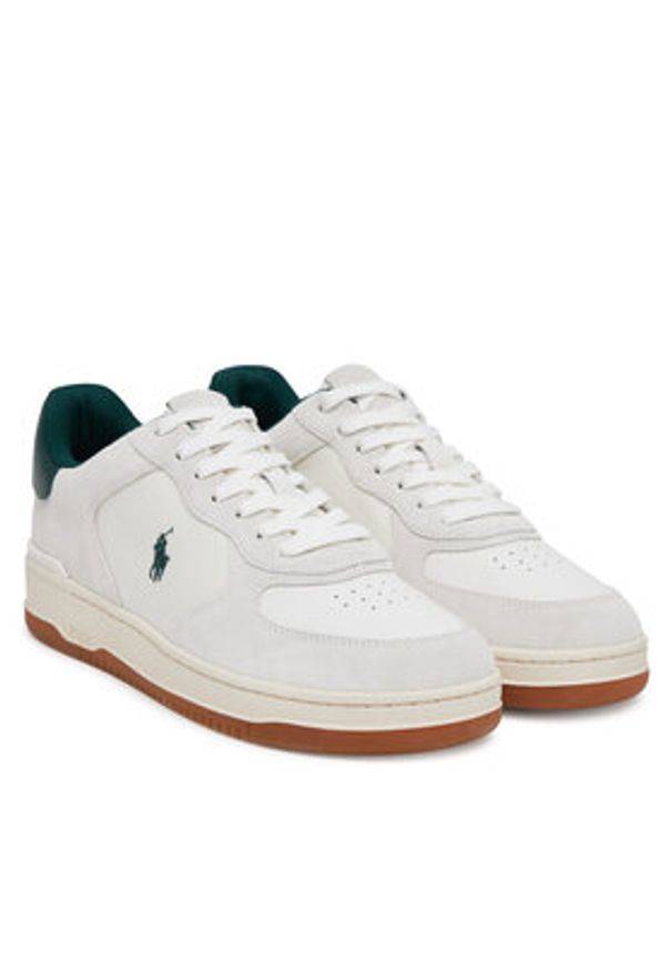 Polo Ralph Lauren Sneakersy 809971482002 Biały. Kolor: biały. Materiał: zamsz, skóra