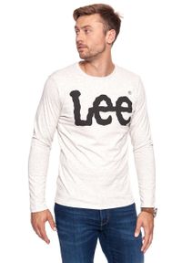 Lee - LONGSLEEVE LEE LONGSLEEVE L63TU048. Długość rękawa: długi rękaw. Wzór: melanż. Styl: klasyczny