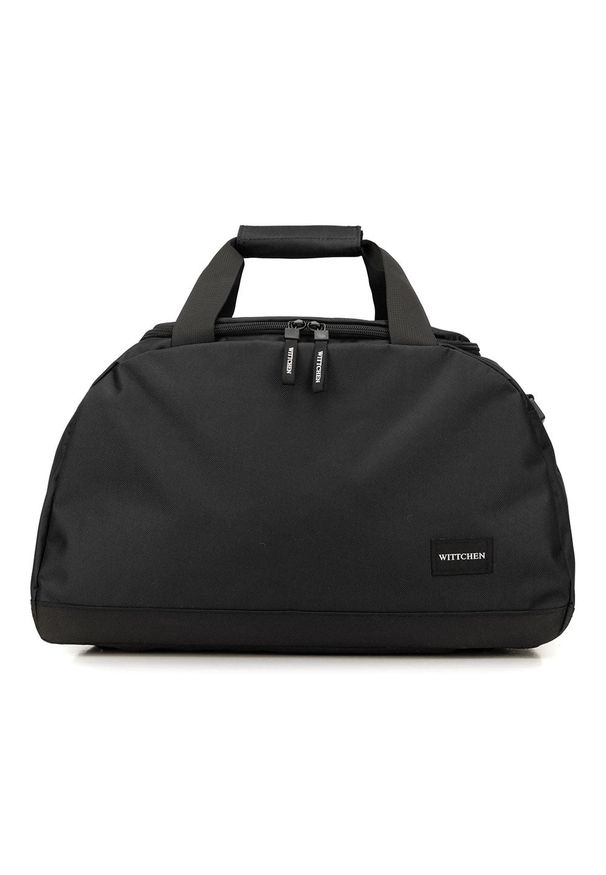 Wittchen - Torba podróżna basic mała czarna. Kolor: czarny. Materiał: poliester. Styl: casual, sportowy