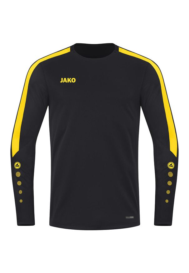 Dziecięca bluza dresowa Jako Power. Kolor: żółty, czarny, wielokolorowy. Materiał: dresówka. Długość rękawa: długi rękaw