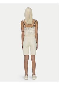 only - ONLY Szorty jeansowe Emily 15311258 Écru Mom Fit. Kolor: kremowy. Materiał: bawełna #3